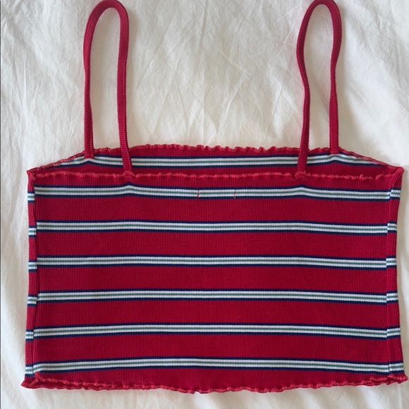 Kimchi Blue Striped Red and Blue Top - Picture 3 of 3